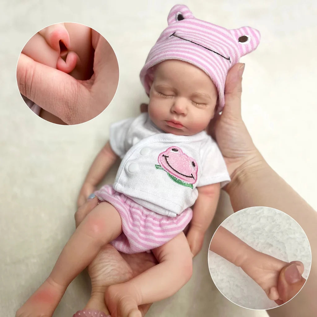 Boneca Reborn Realista Nanda (Silicone Sólido)