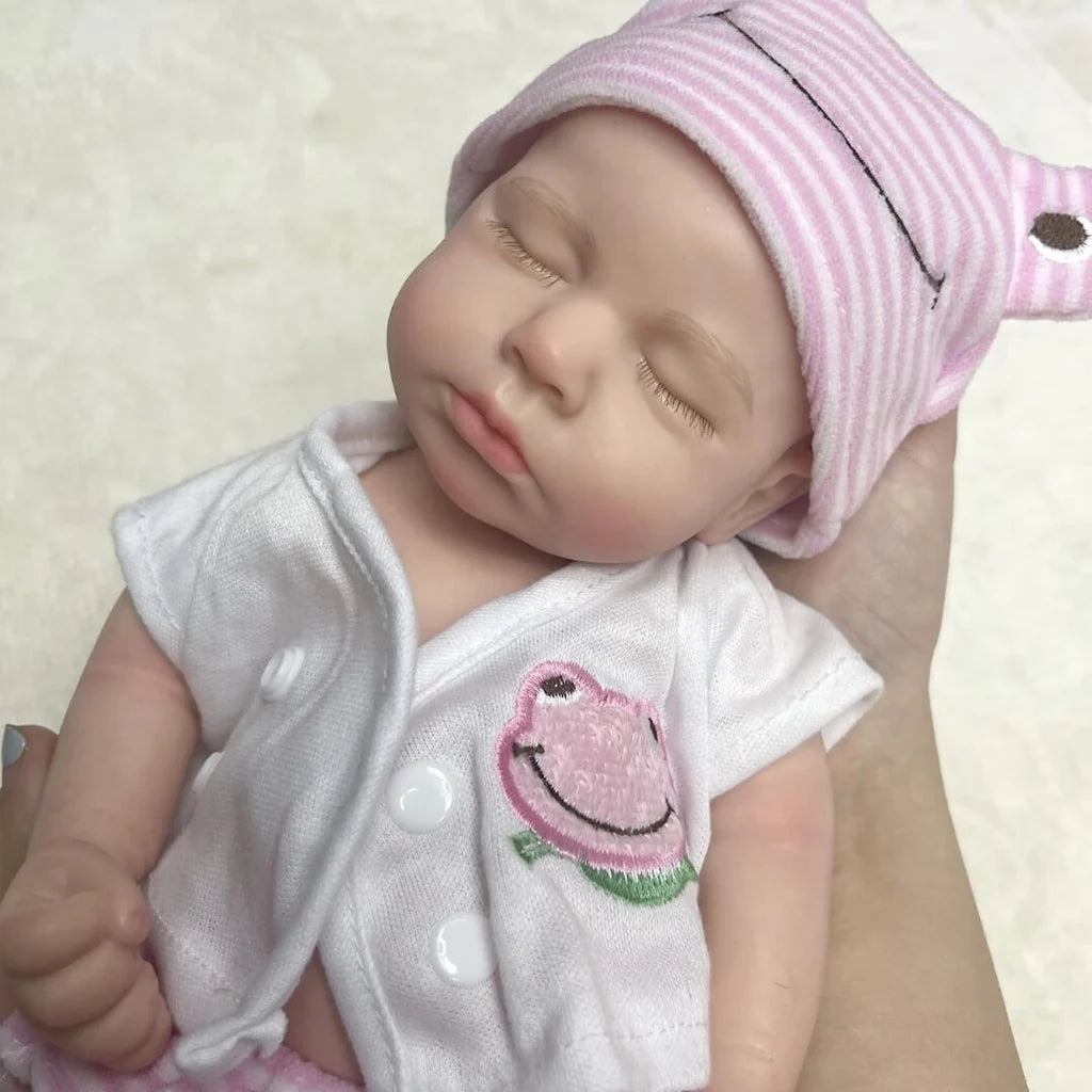 Boneca Reborn Realista Nanda (Silicone Sólido)