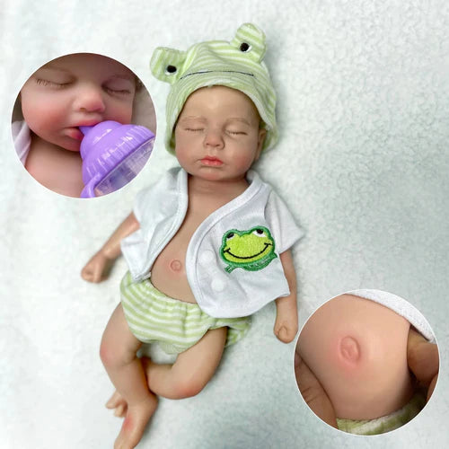 Boneco Reborn Realista Leo (Silicone Sólido)