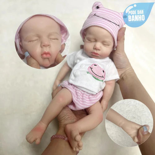 Boneca Reborn Realista Nanda (Silicone Sólido)